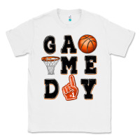 White basketball game day Classic Tee - MaliasSmallBusiness