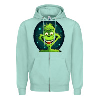 Seafoam Grinch Zipper Hoodie - Unal Design