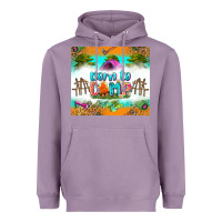 Lavender born to camp Heavyweight Hoodie - Zillion Design Studio