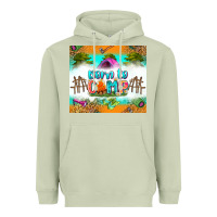 Matcha born to camp Heavyweight Hoodie - Zillion Design Studio