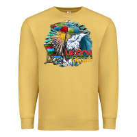 Antique Gold beach please Premium Sweatshirt - SublimationCraftShop