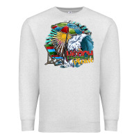 Oatmeal Heather beach please Premium Sweatshirt - SublimationCraftShop