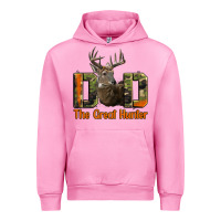Fuchsia Pink Western Dad The Great Deer Hunter Urban Hoodie - LillyAllenDesigns