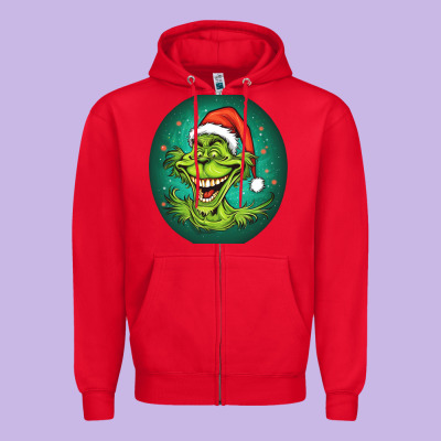 Zipper Hoodie Grinch