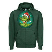 Sports Green Grinch Zipper Hoodie - Unal Design