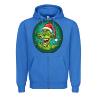 True Royal Grinch Zipper Hoodie - Unal Design