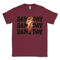 Burgundy game day game day game day basketball Classic Tee - MaliasSmallBusiness