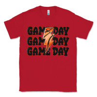 Red game day game day game day basketball Classic Tee - MaliasSmallBusiness