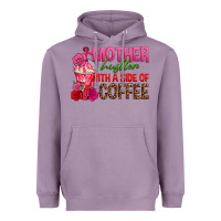 Lavender mother hustler wt a side of coffee Heavyweight Hoodie - texasbilliewilder