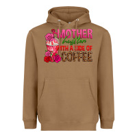 Toasted Coconut mother hustler wt a side of coffee Heavyweight Hoodie - texasbilliewilder
