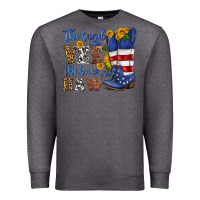 Charcoal Heather the land of the yee the home of the haw Premium Sweatshirt - HRA Design Shop