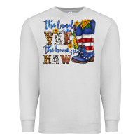 Dove Grey the land of the yee the home of the haw Premium Sweatshirt - HRA Design Shop