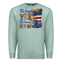 Seafoam the land of the yee the home of the haw Premium Sweatshirt - HRA Design Shop