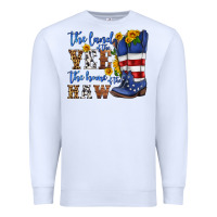 White the land of the yee the home of the haw Premium Sweatshirt - HRA Design Shop