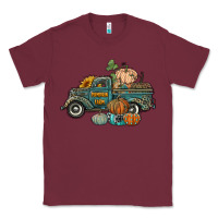 Burgundy western pumpkin farm truck Classic Tee - RanaPortraitStore