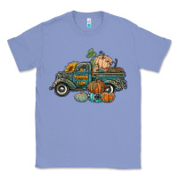 Colony Blue western pumpkin farm truck Classic Tee - RanaPortraitStore