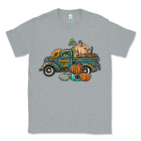 Heather Grey western pumpkin farm truck Classic Tee - RanaPortraitStore