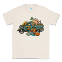 Natural western pumpkin farm truck Classic Tee - RanaPortraitStore