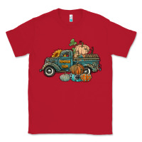 Red western pumpkin farm truck Classic Tee - RanaPortraitStore