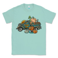 Seafoam western pumpkin farm truck Classic Tee - RanaPortraitStore