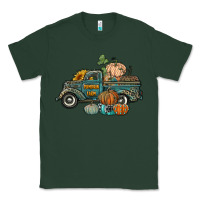 Sports Green western pumpkin farm truck Classic Tee - RanaPortraitStore
