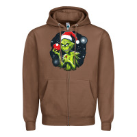 Chestnut Grinch Zipper Hoodie - Unal Design
