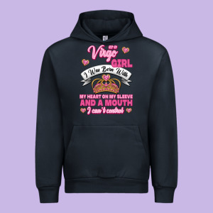 As A Virgo Girl Zodiac Girls Urban Hoodie Designed By Jasminsmagicworld