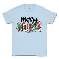 Dusty Blue merry nurse Classic Tee - MaliasSmallBusiness