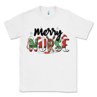 White merry nurse Classic Tee - MaliasSmallBusiness