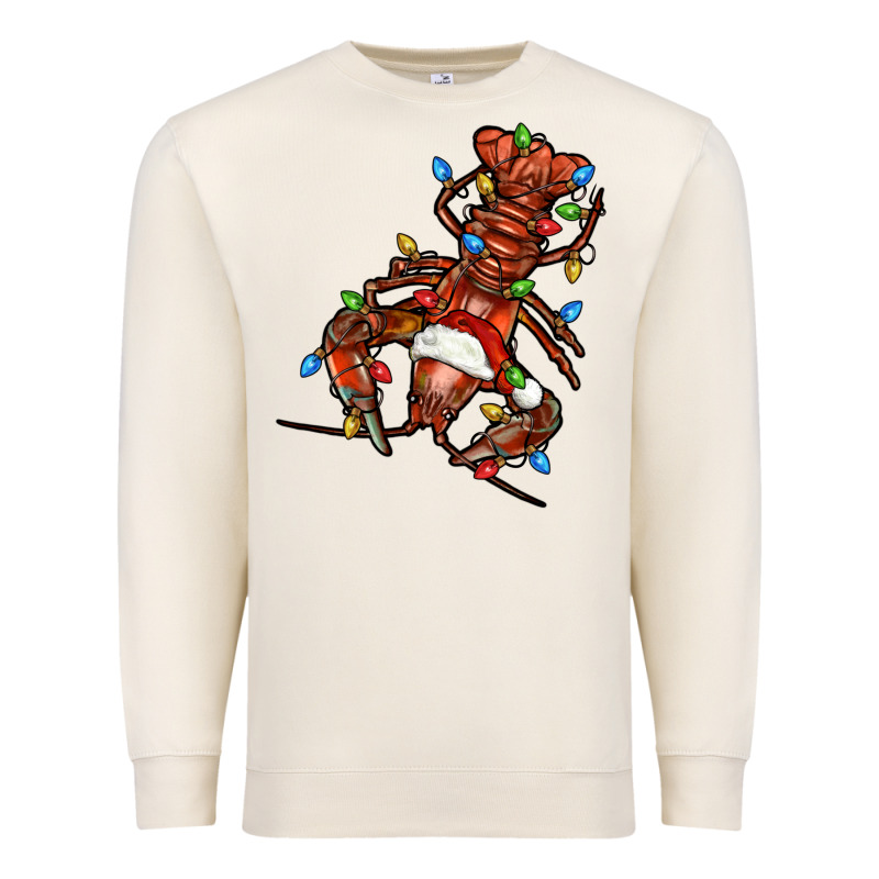 Christmas Crawfish Premium Sweatshirt by FaDigitalArtStudio | Teevron