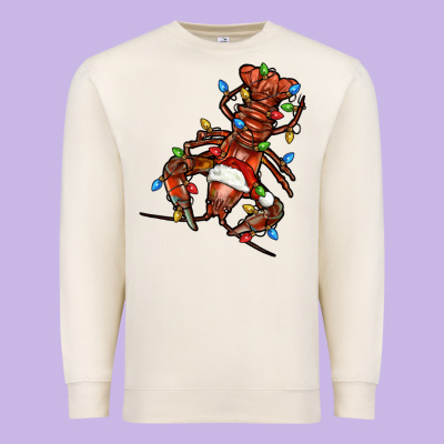 Christmas Crawfish Premium Sweatshirt Designed By Fadigitalartstudio