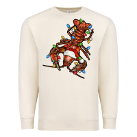 Sandshell Christmas crawfish Premium Sweatshirt - FaDigitalArtStudio