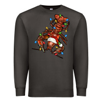 Smoke Christmas crawfish Premium Sweatshirt - FaDigitalArtStudio
