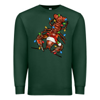 Sports Green Christmas crawfish Premium Sweatshirt - FaDigitalArtStudio
