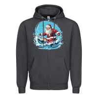 Smoke happy santa Zipper Hoodie - Unal Design