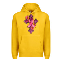 Lemon breast cancer cross Premium Hoodie - AdoDesignShop