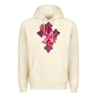 Sandshell breast cancer cross Premium Hoodie - AdoDesignShop