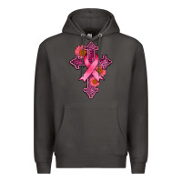 Smoke breast cancer cross Premium Hoodie - AdoDesignShop