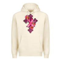 Tofu breast cancer cross Premium Hoodie - AdoDesignShop