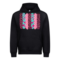 Black valentine's day brushstrokes Urban Hoodie - BarkalooDesign