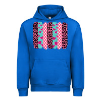 Cobalt valentine's day brushstrokes Urban Hoodie - BarkalooDesign