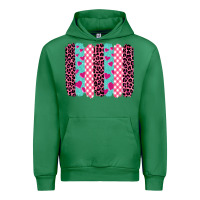 Emerald valentine's day brushstrokes Urban Hoodie - BarkalooDesign