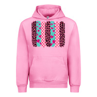 Fuchsia Pink valentine's day brushstrokes Urban Hoodie - BarkalooDesign