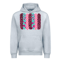 Heather Grey valentine's day brushstrokes Urban Hoodie - BarkalooDesign