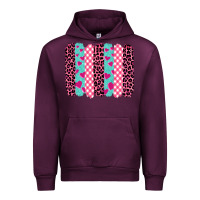 Mauve Wine valentine's day brushstrokes Urban Hoodie - BarkalooDesign