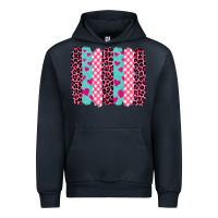 Navy valentine's day brushstrokes Urban Hoodie - BarkalooDesign