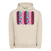 Pigment French Oak valentine's day brushstrokes Urban Hoodie - BarkalooDesign