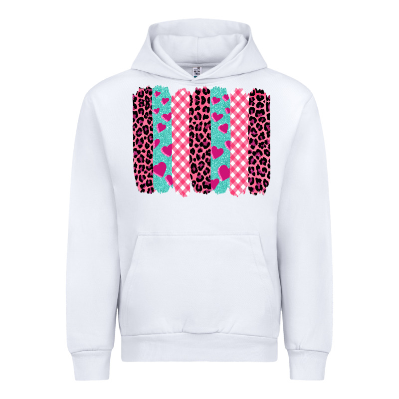 Valentine's Day Brushstrokes Urban Hoodie by BarkalooDesign | Teevron