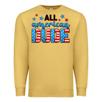 Antique Gold All American dude Premium Sweatshirt - Neo Western