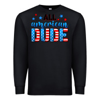 Black All American dude Premium Sweatshirt - Neo Western